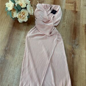 JLUXLABEL Blush Pleated Dress